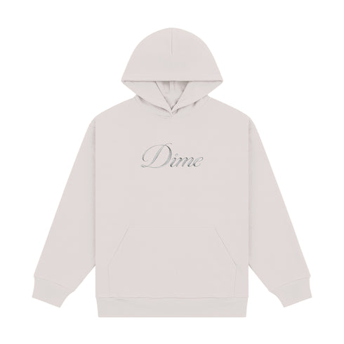 Dime Cursive Hoodie Sweat A Capuche - Cement - Streetart.fr